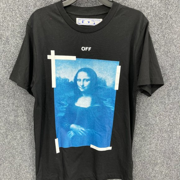 Off-White Other - Off-White Mona Lisa Slim Short-Sleeve T-Shirt Mens Large Black
